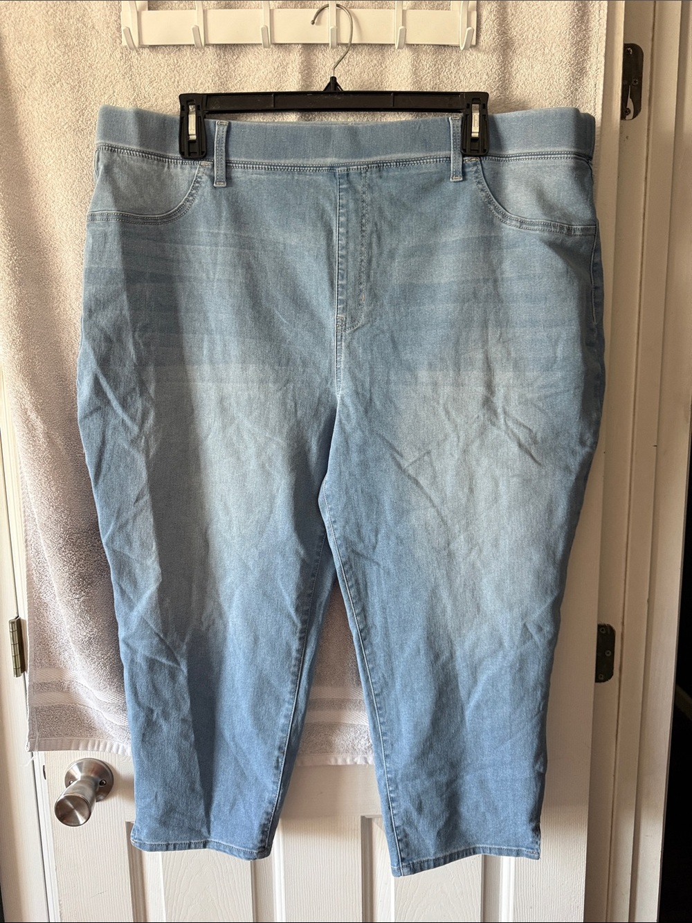 Terra & Sky Light Blue Women’s Stretch Denim Jeggings